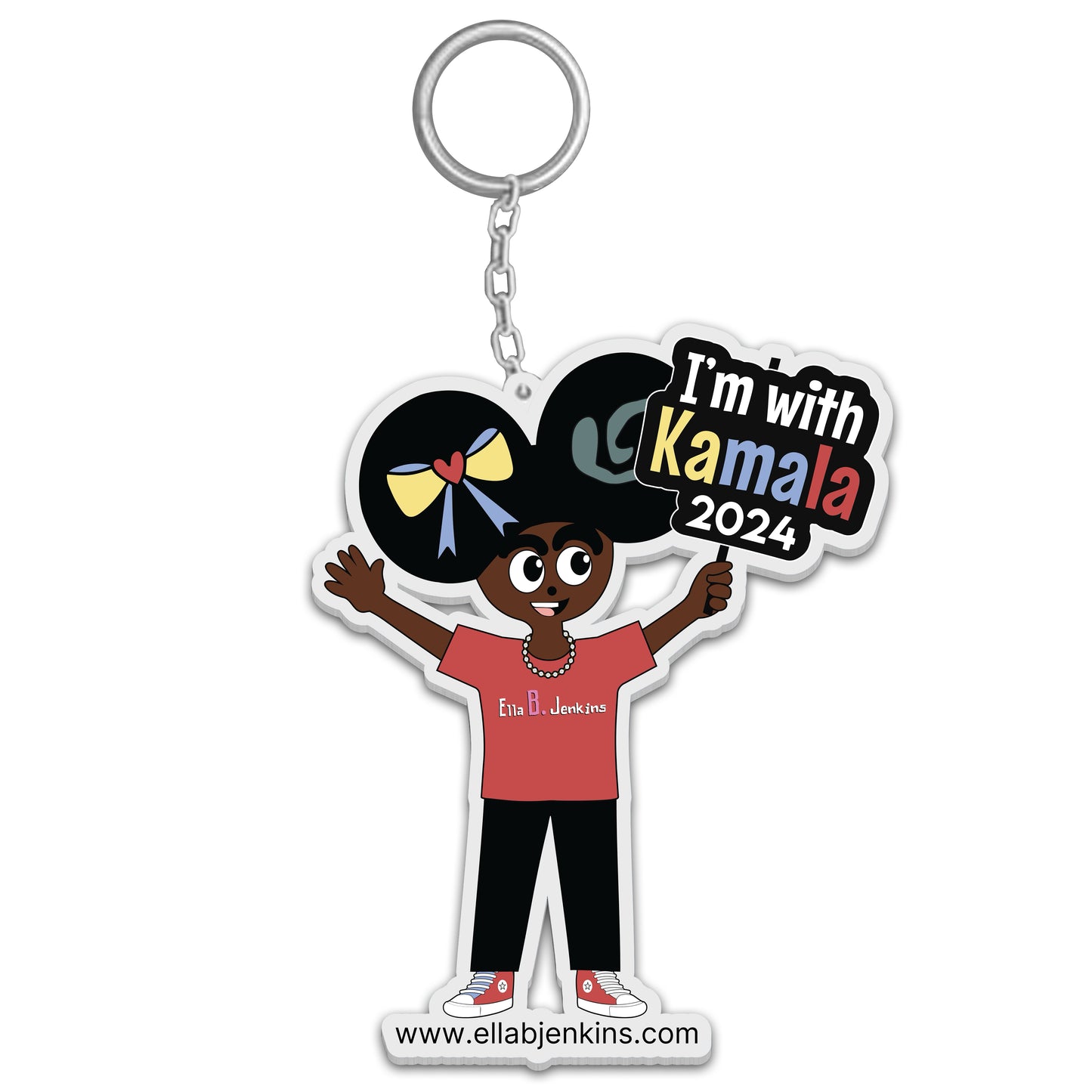 I'm With Kamala - Keychain