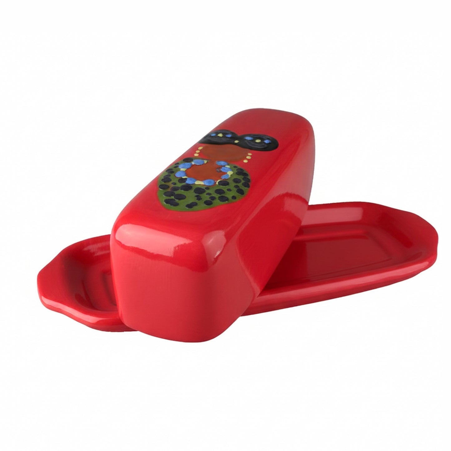 Ella Butter Dish — Hand-Glazed & Signed