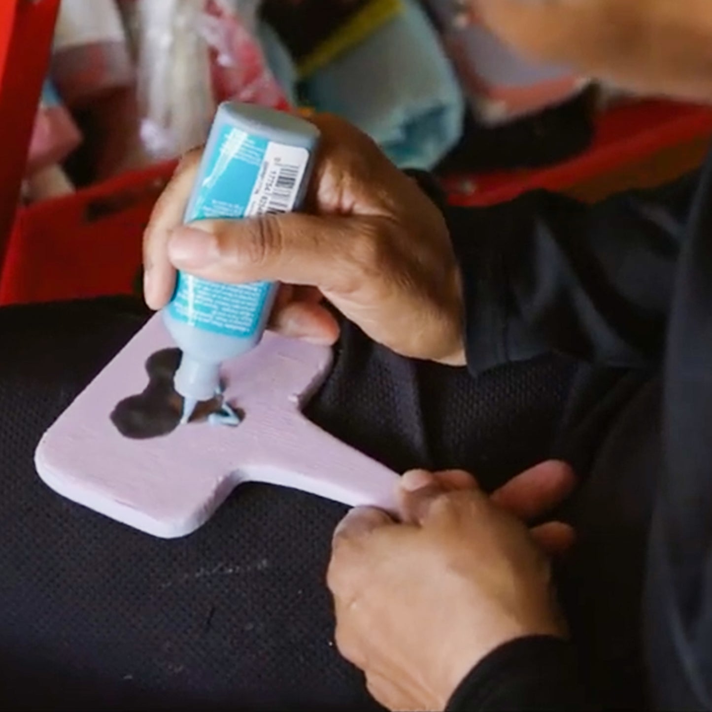 Ella Spoon Holder — Hand-Glazed & Signed