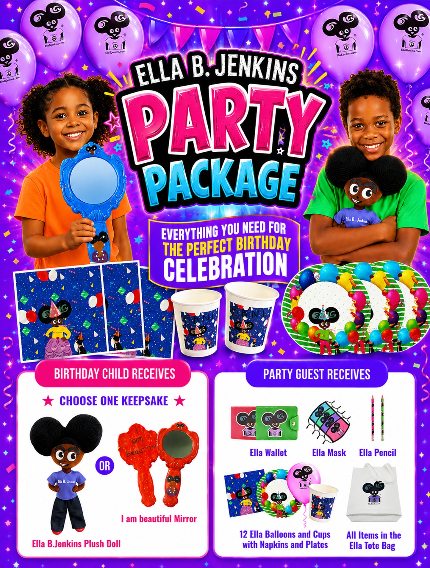 Ella B. Jenkins Party Package